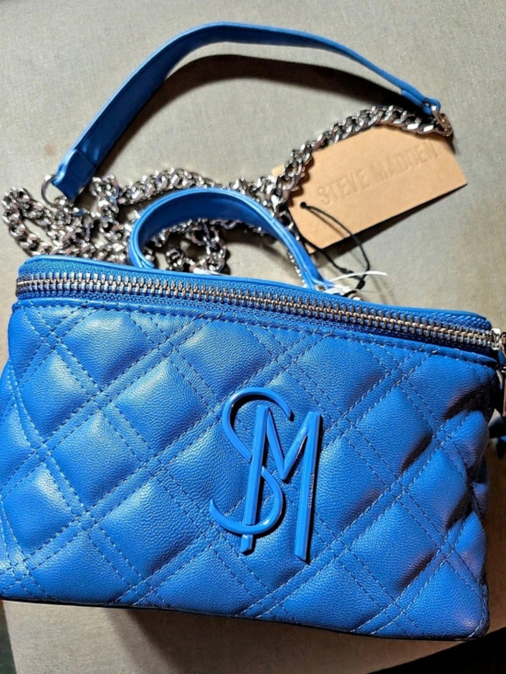 Steve Madden Crossbody Box Bag in Blue